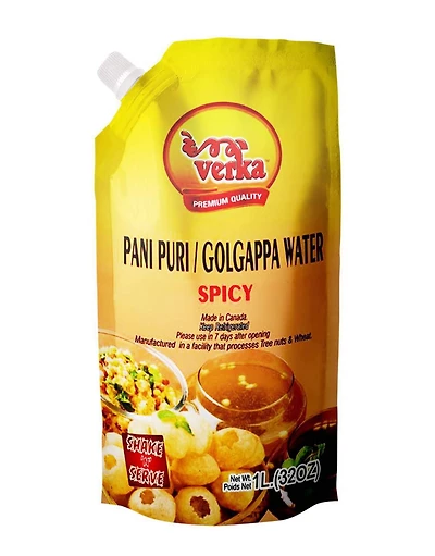 Verka Pani Puri Water - Spicy, 1L