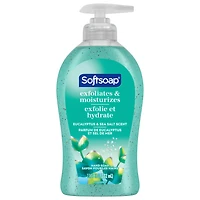 Softsoap Therapy Eucalyptus and Sea Salt Scent Exfoliating Hand Soap, 332 ml