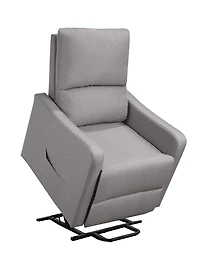 Reclinable chaise Ariel, Gris Claire