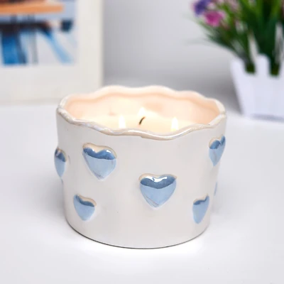 Saint Valentin, BOUGIE CŒUR BLEU