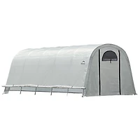 ShelterLogic Grow IT 12 x 20 x 8 ft Translucent Heavy Duty Round Greenhouse