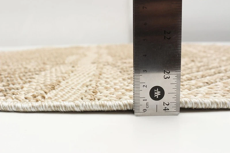 ECARPET Jute Style Area Rug for Bedroom, Living Room