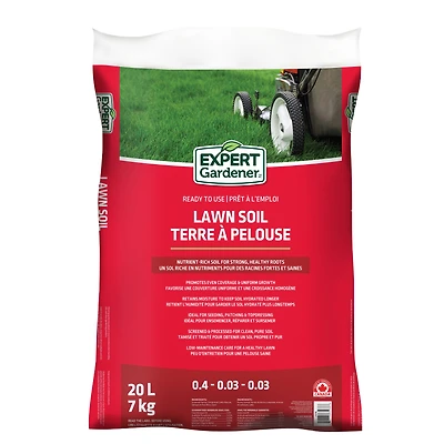Expert Gardener Terre À Pelouse-20L