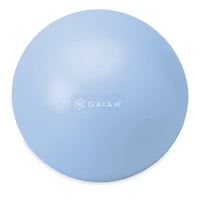 Gaiam 8” Mini Ab Ball (Clear Sky Blue), All Fitness Levels
