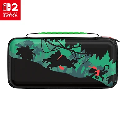 Étui de voyage Turtle Beach PlayTrek (Donkey Kong) - Nintendo Switch 2, Nintendo Switch, Nintendo Switch - Modèle OLED - Rangement, protection, support pour carte jeu, coque rigide, lenticulaire