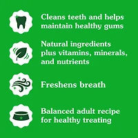 Gâteries dentaires naturelles pour chiens adultes GREENIES Original format MOYEN