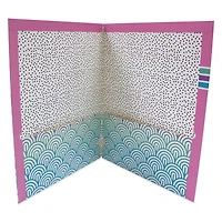 U Style Glitter Festival Two-Pocket Paper Folder, 1417