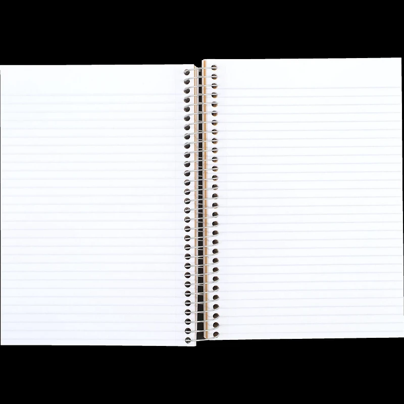 Five Star® 9" x 6" Notebook, 5 Subject, 300 page, Black
