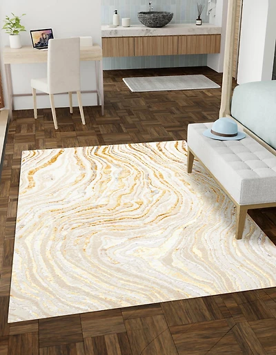 ECARPET Mercan Contemporary/Modern Area Rug for Living Room, Bedroom, Dining Entrance