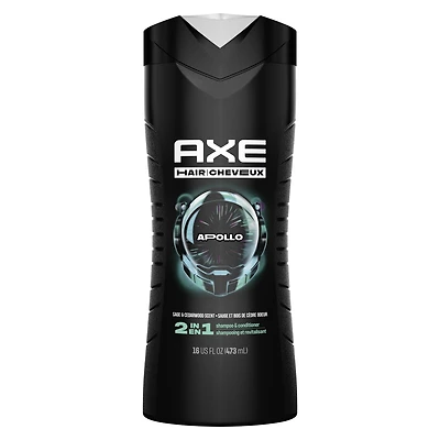 AXE 2-in-1 Shampoo & Conditioner Apollo Sage & Cedarwood Scent, 473 ml