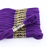 DMC Purple Cotton 6-Strand Embroidery Floss Skein, 8 m (8.7 yd)
