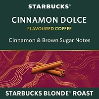 STARBUCKS Cinnamon Dolce for NESPRESSO VERTUO Flavoured Light Roast Coffee, Capsules