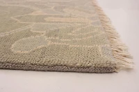 ECARPETGALLERY 5'1" x 8'0" Transitional Finest Oushak Hand-knotted Area Rug for Living Room, Dining Room and Bedroom in Grey