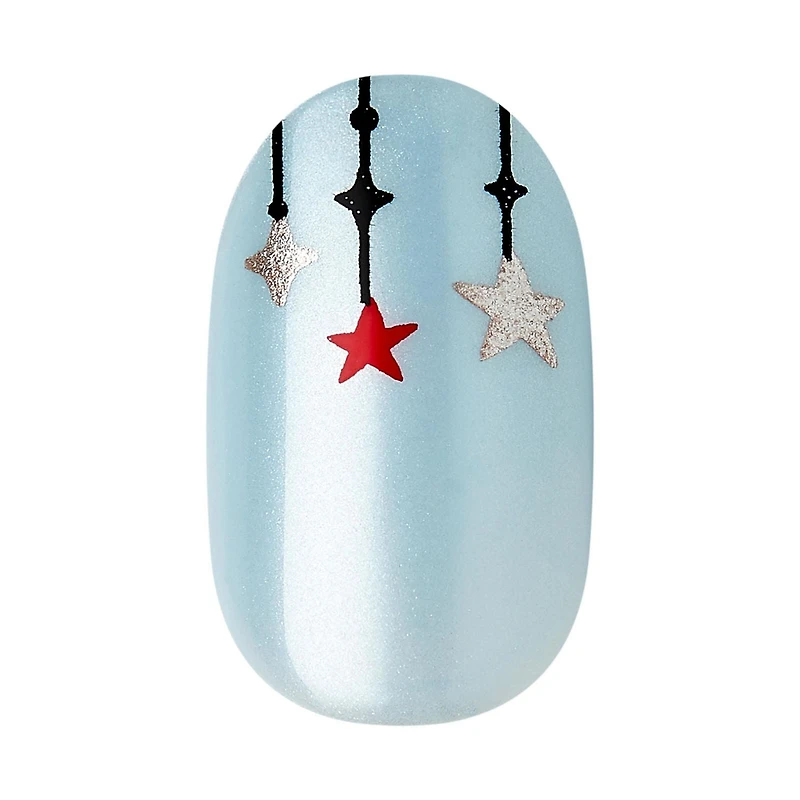 imPRESS Holiday Ongles Autocollants - Longueur Courte - Forme Ballerine