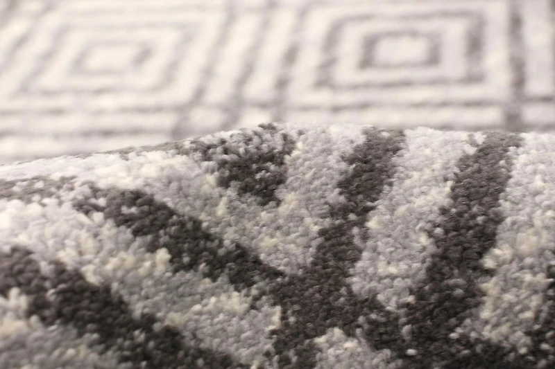 ECARPET Area Rug for Living Room, Geometric Indoor Carpet Ember Collection