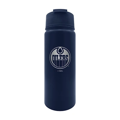 Stainless Steel Executive 18Oz Nhl Water Bottle Edmonton Oilers
