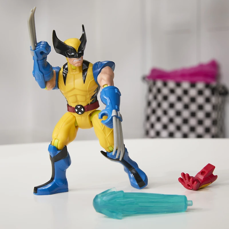 MixMashers Marvel Wolverine Toy, 5 Inch (12 cm) Avengers Mix-&-Match Action Figure