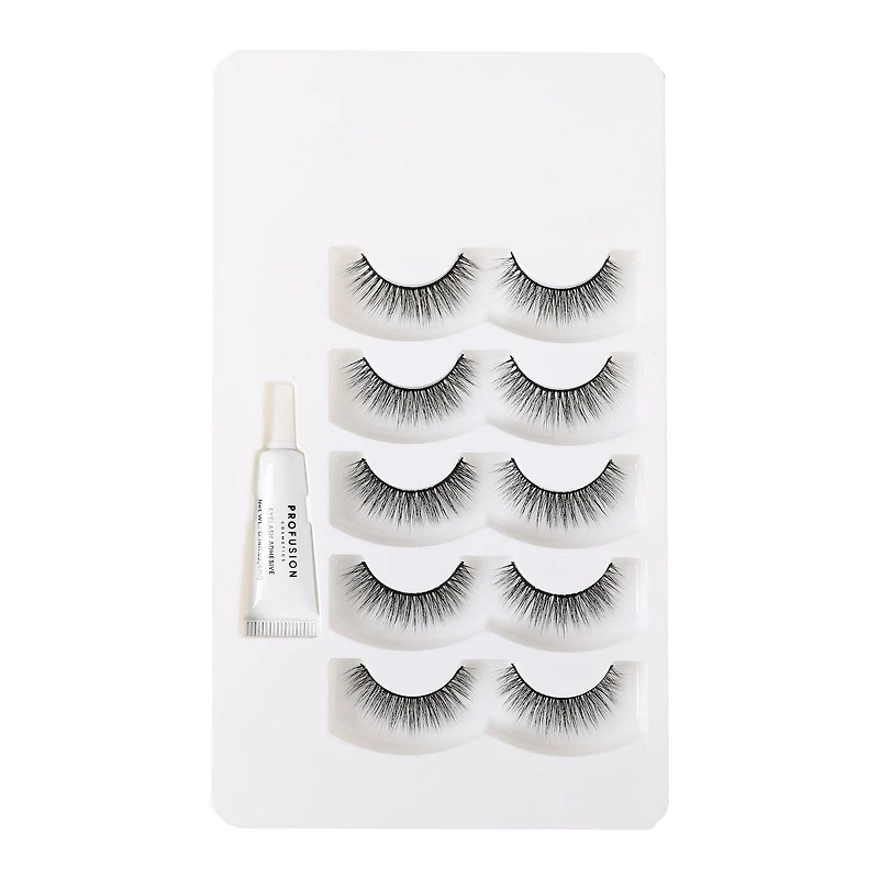 Profusion Cosmetics | Big Tease Iconic 3D Faux Mink Eye Lashes 5 Pair Set