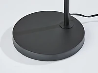 Mainstays Black Metal Floor Lamp with Rope Shade, Transitional Styling, Ideal for Office and Dorms, New