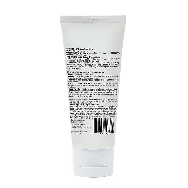 Ombrelle Dry Touch SPF 30 Face & Body Sunscreen 90ml