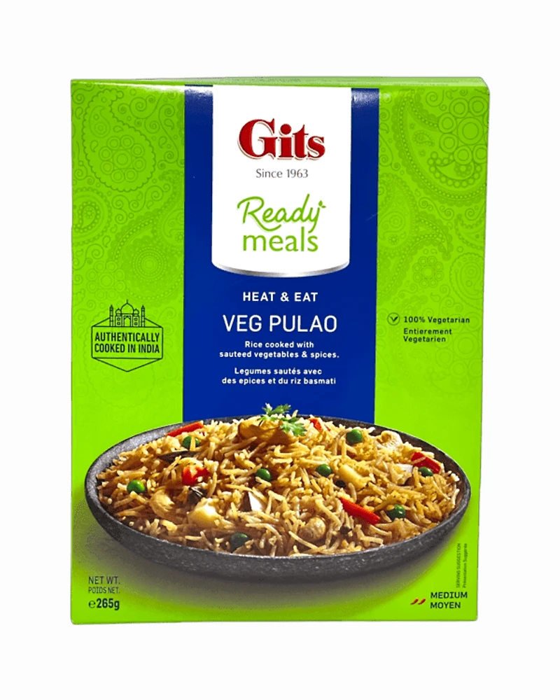 GITS READY MEALS VEG - FRENCH