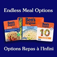 BEN'S ORIGINAL BISTRO EXPRESS riz à grains longs et riz sauvage d'ail rôti d'accompagnement, sachet de 250 g