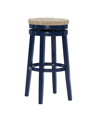 Tabouret de bar Larkin, bleu marine