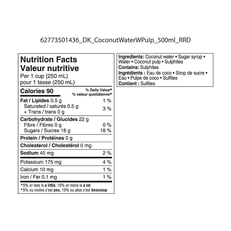 Delicious Kitchen Coconut Water with Pulp 500ml
