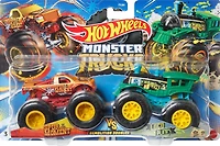 Hot Wheels Assorted Monster Trucks Demolition Doubles Coffret de 2