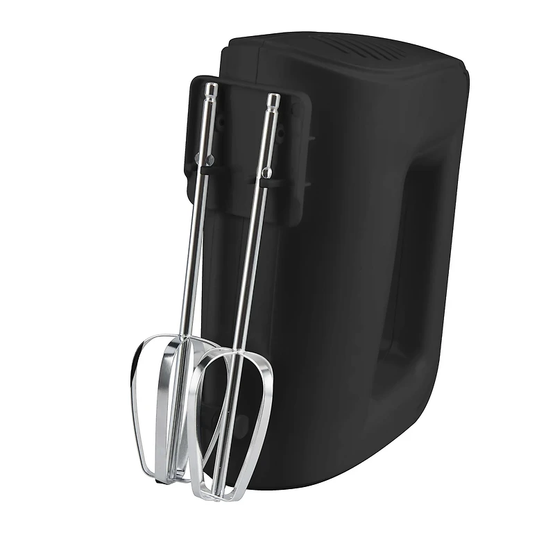 Mainstays 5-Speed Corded Hand Mixer Black with 2 Beaters, New