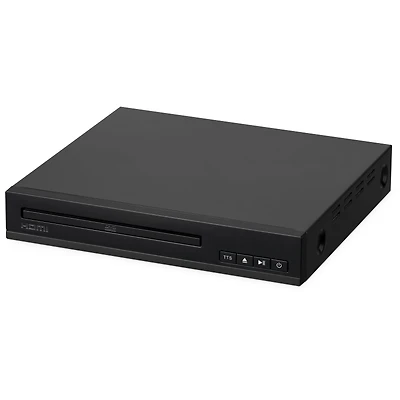 Lecteur DVD Onn HDMI avec format d'image large/TV, contrôle parental, synthèse vocale, télécommande et sorties multiples, noir