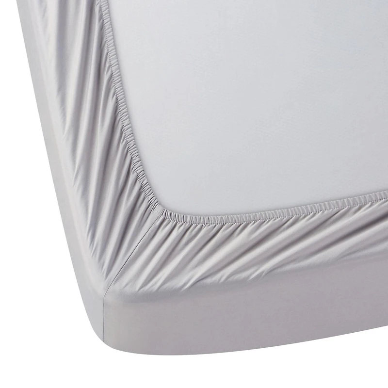 Hometrends 300 TC Brushed Percale Fitted Sheet
