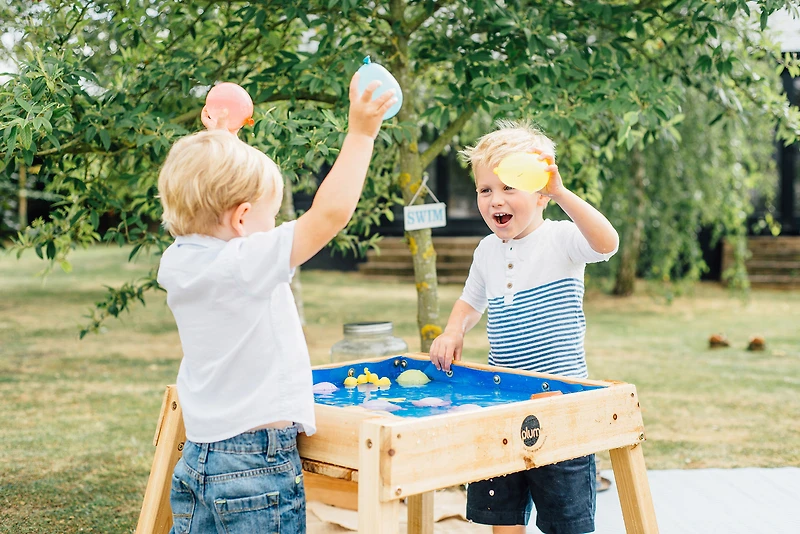 Plum® Build & Splash Wooden Sand & Water Table - Natural