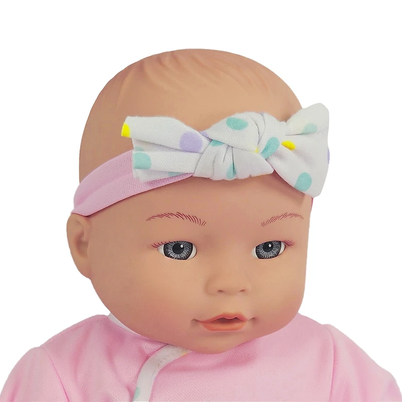 My Sweet Baby 16" Get Better Now Baby Doll Play Set, 9 Pieces Included, Light Skin Tone