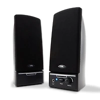 Cyber Acoustics CA2014 4W 2pc Desktop Speakers -Black