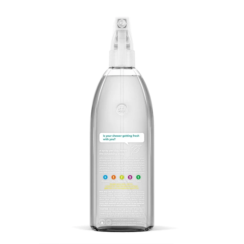 Method Daily Shower Cleaner Spray, Natural Cleaner, Eucalyptus Mint Scent, 828ml