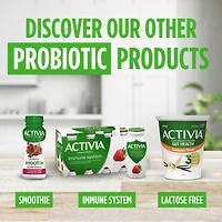 Activia Probiotic Yogurt, Yellow Apple/Apricot/Mango/Peach, 12x100g