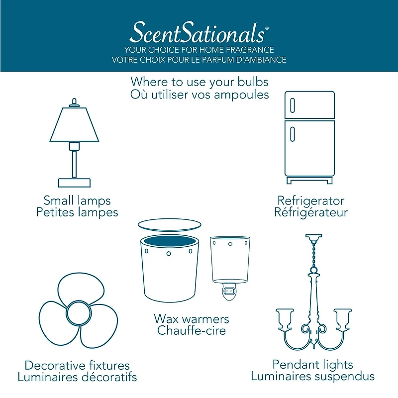 ScentSationals - 25 Watt Full Size Warmer Bulb
