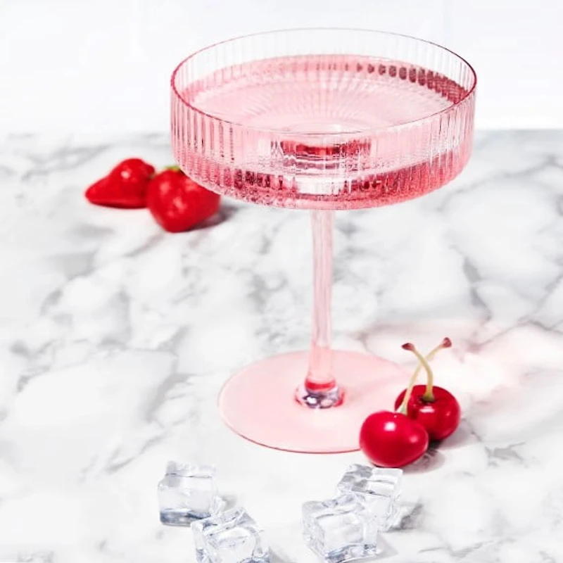 Ribbed Cocktail Coupe 290 ml, Set of 4