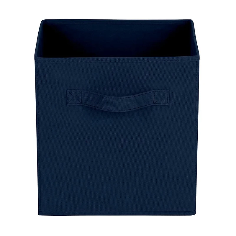 Mainstays Storage Cube Basket Box, Foldable, Home Organization, Main Materials Are Non Worn Fabric and Paper Card, Perfect for Nursery, Playroom Etc.