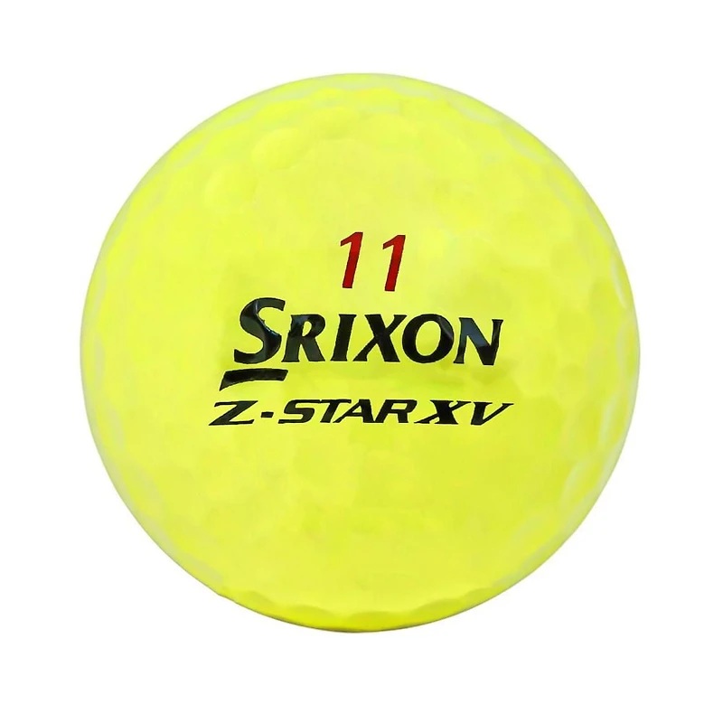 Mulligan - 12 balles de golf récupérées Srixon Z-Star Divide Pristine , jaunes