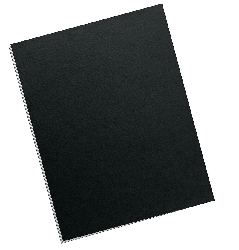 Futura™ Presentation Covers-Letter, Black, 25 pack