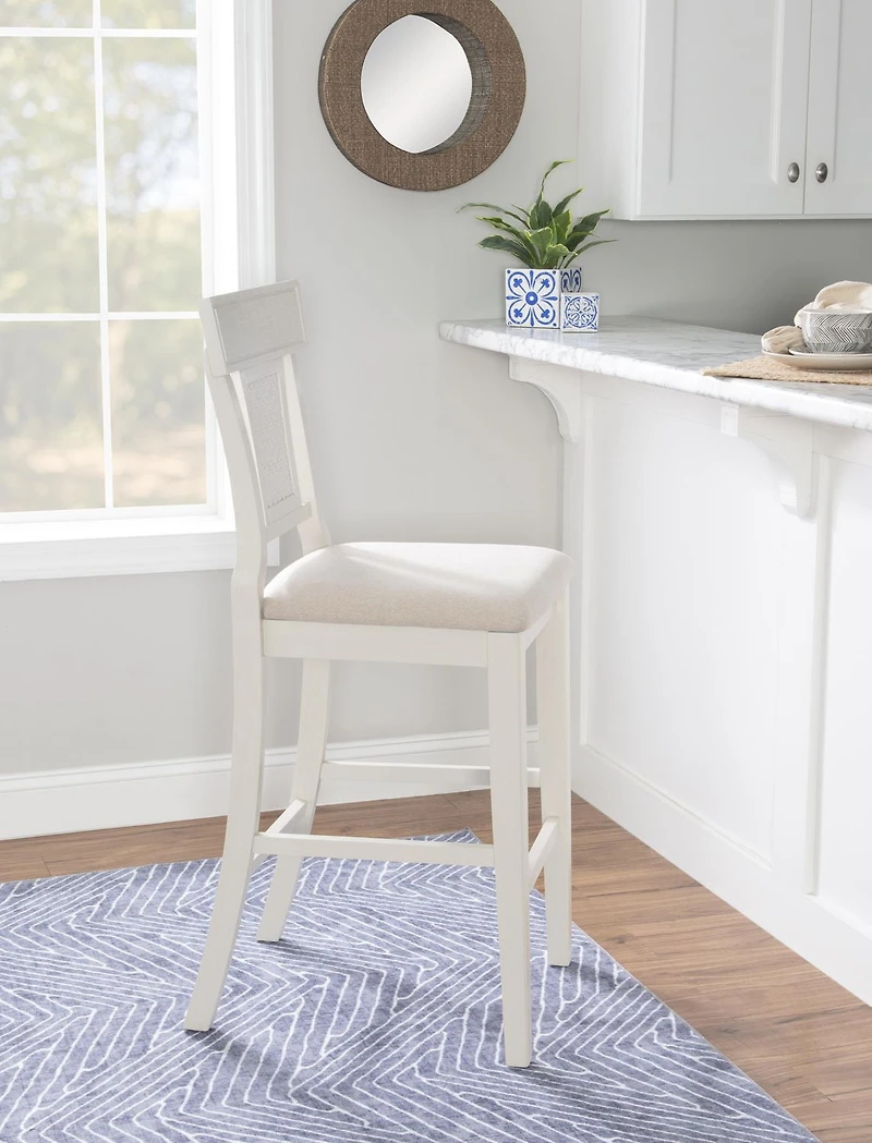 Alton Barstool, White