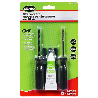 Slime Straight Handle Tire Plug Kit