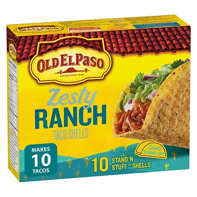 Coquilles à tacos Sans gluten Explosion ranch d'Old El Paso
