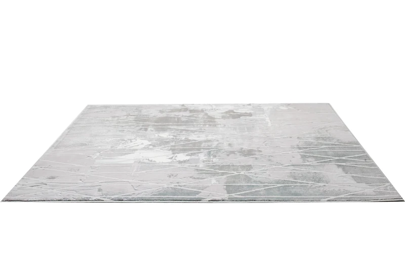 RUG BRANCH Oasis Abstract Scandinavian Grey Blue Indoor Area Rug