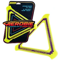 Boomerang Aerobie Orbiter à trois pales, boomerang en plastique avec bord en caoutchouc souple pour jeu extérieur