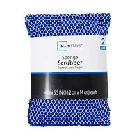 Mainstays 2 Pack Sponge Scrubbers