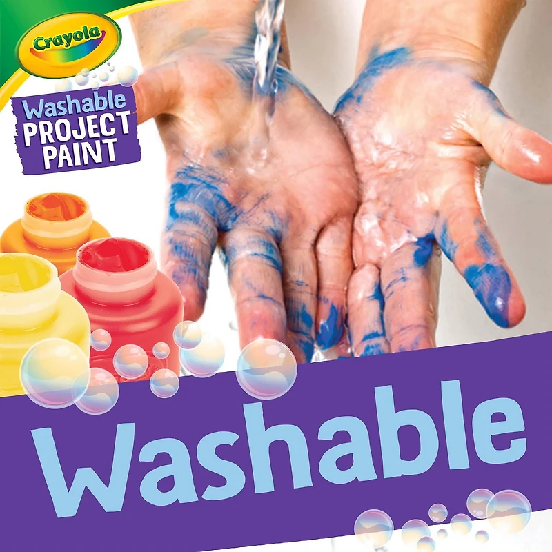Crayola Washable Project Paint, 10 Count