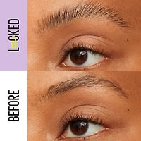 Maybelline SuperLock Brow Glue, Clear Brow Gel, 24HR Wear, black ,7 ml